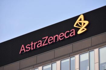 AstraZeneca sign, logo, symbol on the facade of AstraZeneca Poland, multinational pharmaceutical corporation, developer of COVID-19 vaccine. WARSAW, POLAND - NOVEMBER 28, 2021 | Image Credit: © OleksKao - stock.adobe.com