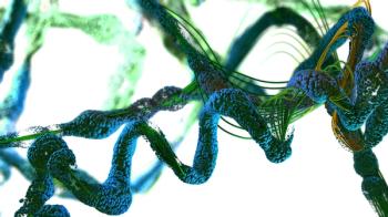 Christoph Burgstedt/Stock.Adobe.com - proteins being expressed, showing folding