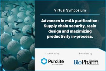 Advances in mAb purification: Supply chain security, resin design and maximizing productivity in-process.