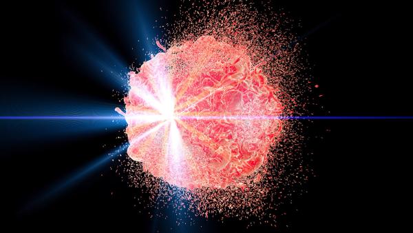 Radiotherapy of cancer, conceptual image. 3D illustration | Image credit: © Dr_Microbe - © Dr_Microbe - stock.adobe.com