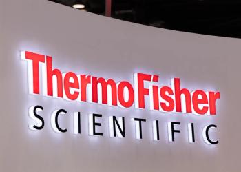 BEIJING, CHINA, OCTOBER 12, 2017: Thermo Fisher Scientific sign; Thermo Fisher Scientific is a company founded in 2006, has approximately 65,000 employees and is in the industry of laboratory equipment | Image Credit: © Eagle - stock.adobe.com