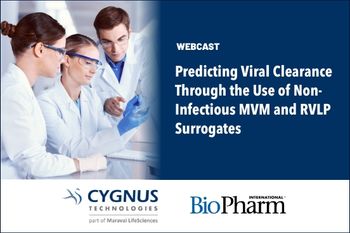Predicting Viral Clearance Through the Use of Non-Infectious MVM and RVLP Surrogates