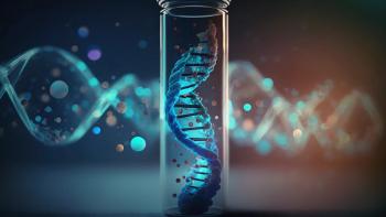 DNS Helix im Reagenzglas. Generative AI | Image Credit: © Alexander Limbach – © Alexander Limbach - stock.adobe.com