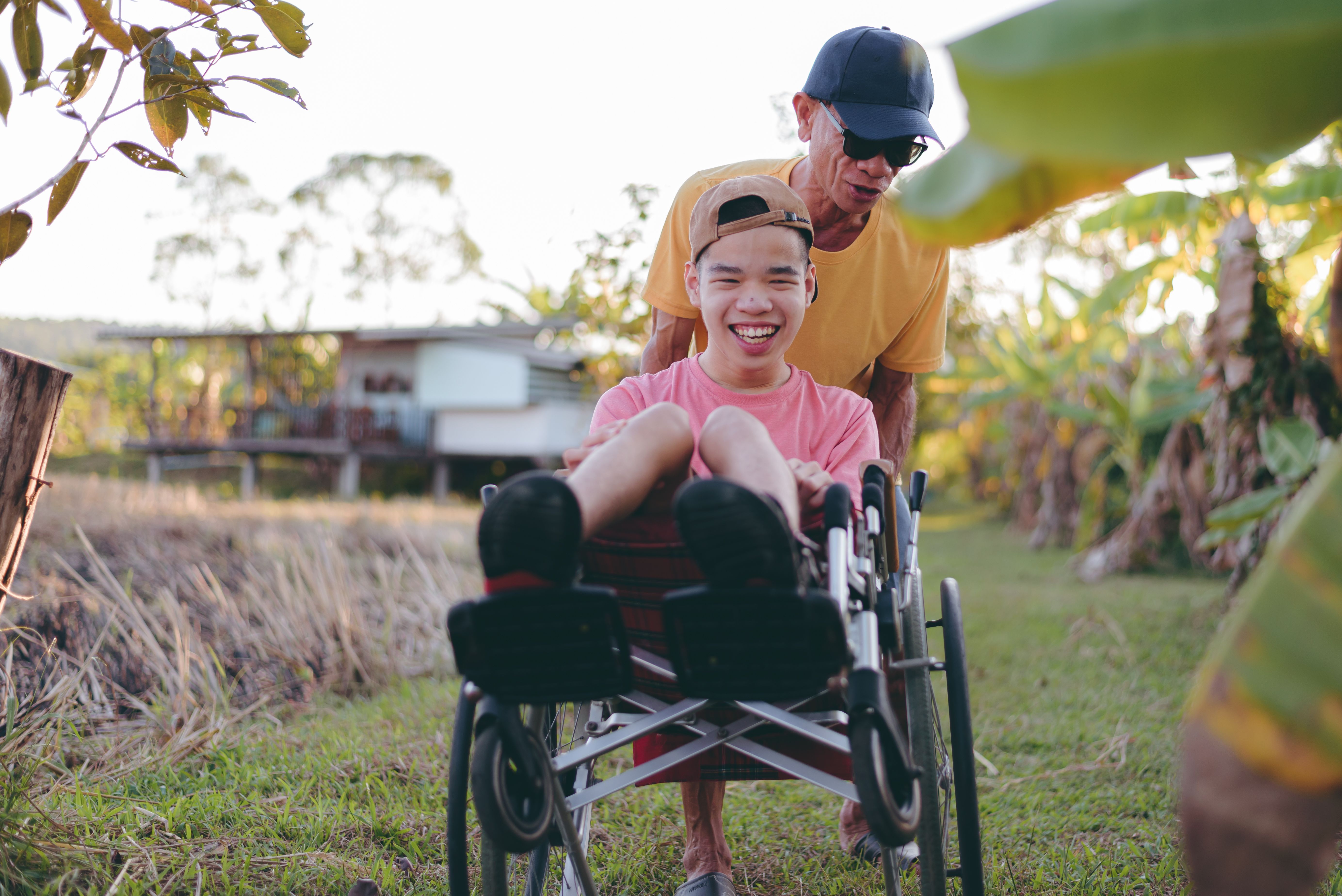 Young boy with Duchenne muscular dystrophy in wheelchair, representing exon-skipping treatment options for rare genetic muscle disease| Image Credit: © GAYSORN - stock.adobe.com