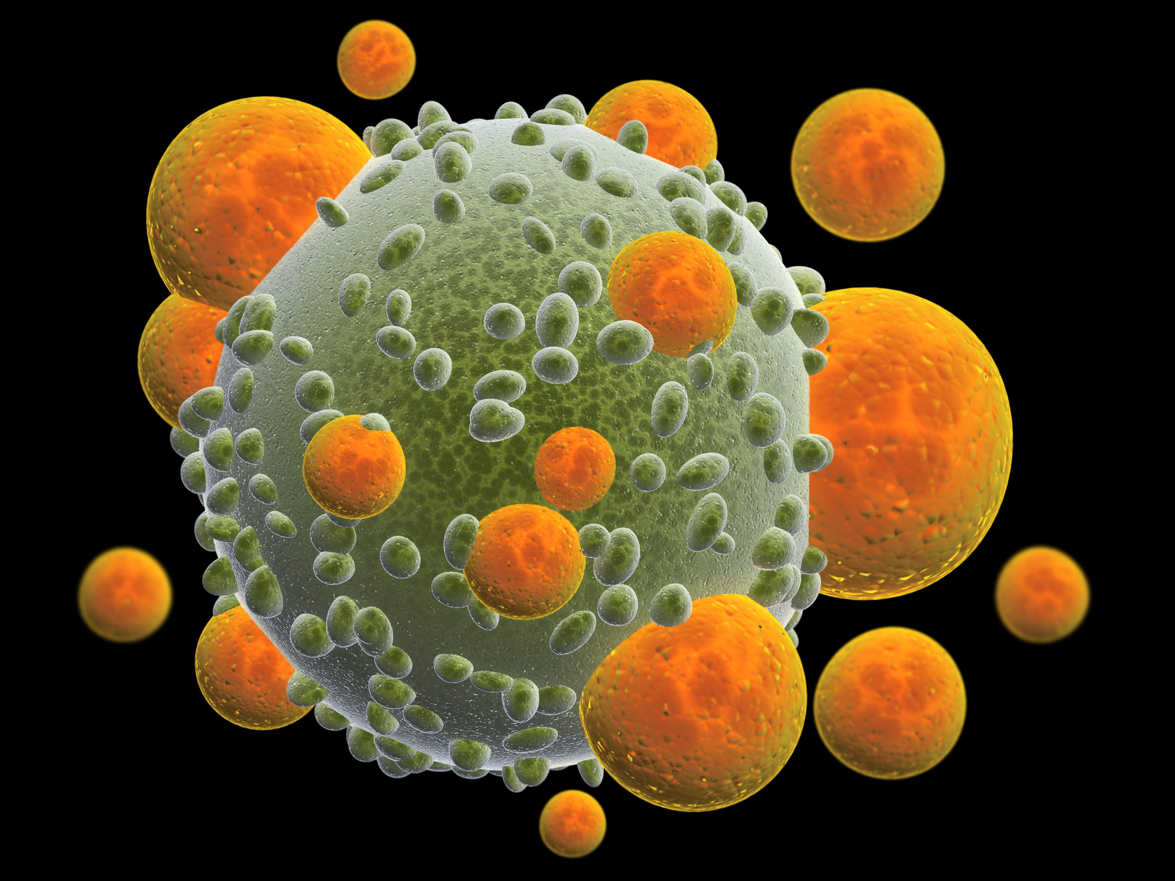 Illustration of T cells attacking a cancer cell. | Image Credit: © frenta - stock.adobe.com