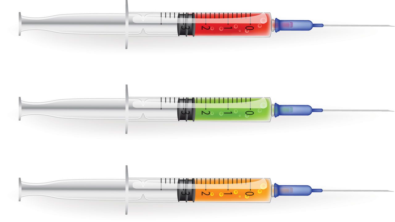 Nested Syringes, Cartridges & Vials