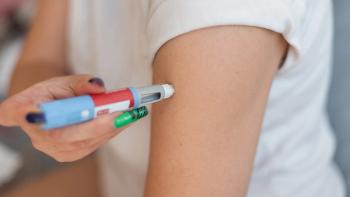 Woman injects herself with the drug Ozempic anti-diabetes pen into her arm at home. Weight loss and decreased blood sugar, concept idea. injector dosing pen for subcutaneous injection | Image credit: © alones - © alones - stock.adobe.com
