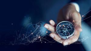 Business navigate recovery, Abstract, The compass navigate for businessmen to resume business growth in the economic crisis, Rethink, Reinvent and Recover | Image credit: © ipopba - © ipopba - stock.adobe.com