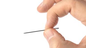 Nikolai Sorokin/Stock.adobe.com - concept illustrating a needle that can cause pinholes