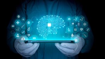 Intelligent AI learning system. Concept of using data and algorithms, AI learning and development. Cyber smart brain. Doctor with tablet analyzes AI on black background | Image Credit: © Tom - © Tom - stock.adobe.com