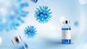 coronavirus COVID-19 under the microscope. 3d illustration. Concept illustration of a coronavirus vaccine. A medicine bottle and flying viruses. Vaccine complete development. end of novel corona virus | Image Credit: © FILANT - © FILANT - stock. adobe.com 