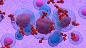 Abnormal plasma cell or b-cell in multiple myeloma emitting paraprotein 3d illustration | Image credit: © LASZLO - © LASZLO - stock.adobe.com