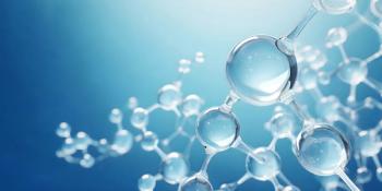 Colorful 3D glass molecules and atoms in blue background. | Image Credit: © Drawbot - stock.adobe.com