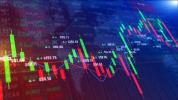 Digital stock market chart showing candlestick trading data. | Image Credit: © KanawatTH - stock.adobe.com