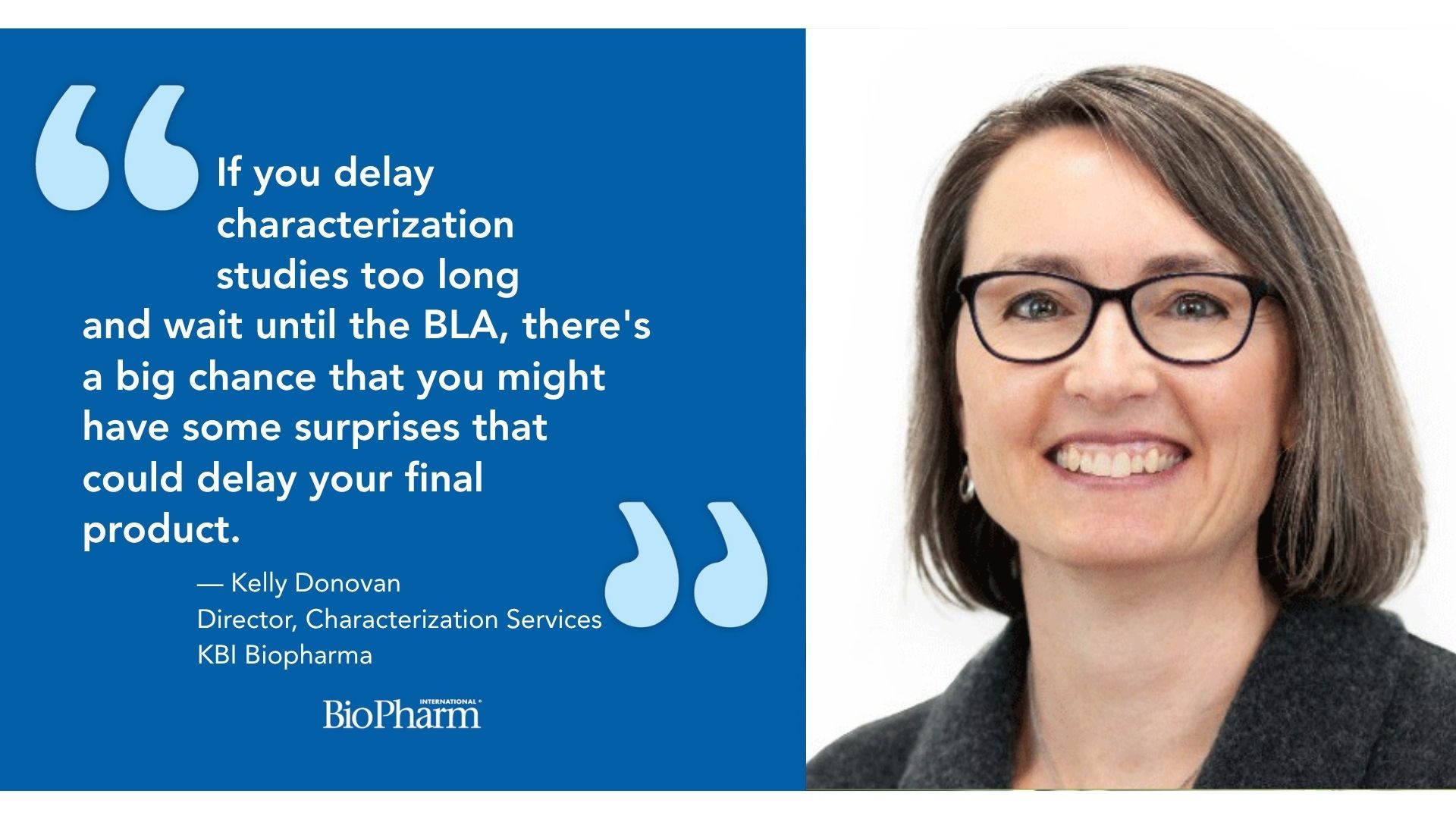 Kelly Donovan, KBI Biopharma, headshot | Image source: LinkedIn.com