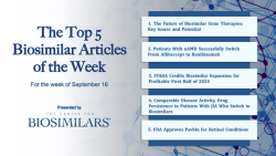 The Top 5 Biosimilar Articles for the Week of September 16