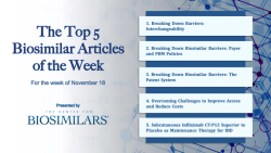 The Top 5 Biosimilar Articles for the Week of November 18