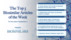 The Top 5 Biosimilar Articles for the Week of September 2