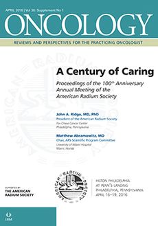 Oncology Vol 30 No 4_Suppl_1