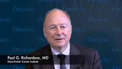 Paul G. Richardson, MD, Discusses Choosing Between Continuous Lenalidomide Maintenance Vs ASCT in Newly Diagnosed Myeloma