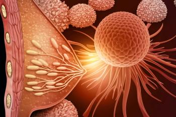 Female breast cancer, Breast anatomy with cancer cells. 3d illustration: © Rasi - stock.adobe.com