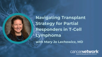 Mary Jo Lechowicz, MD, discussed how pre-transplant depth of response informs the choice between autologous and allogeneic HSCT in T-cell lymphoma.