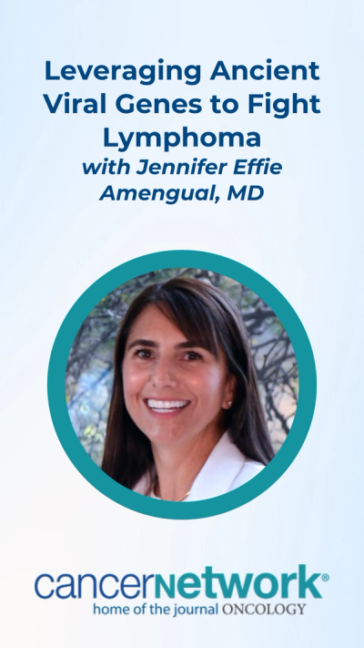Jennifer Effie Amengual, MD, explained how “ancient” endogenous retroviruses can be reactivated by epigenetic therapies to serve as novel targets for immunotherapy in lymphoma.
