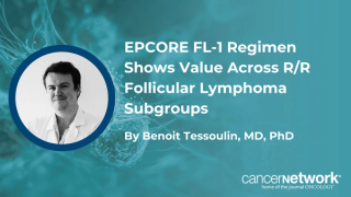 At EHA, Benoit Tessoulin, MD, PhD, shared data showing the epcoritamab/R² combination benefitted all relapsed/refractory follicular lymphoma subgroups.