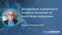 Josef Vymazal, MD, discussed a randomized study showing delayed double-dose gadopiclenol significantly improved detection of small brain metastases compared with standard imaging.