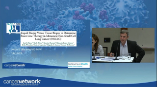 Liquid Biopsy Versus Tissue Biopsy to Determine Front Line Therapy in Metastatic NSCLC