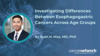 Ryan H. Moy, MD, PhD, noted that patients with early-onset esophagogastric cancer tend to have more advanced disease.