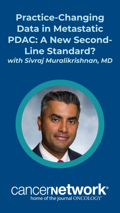 Sivraj Muralikrishnan, MD, highlighted findings from the RASolute 302 study evaluating daraxonrasib as a potential new benchmark for patients with RAS-mutated pancreatic cancer.