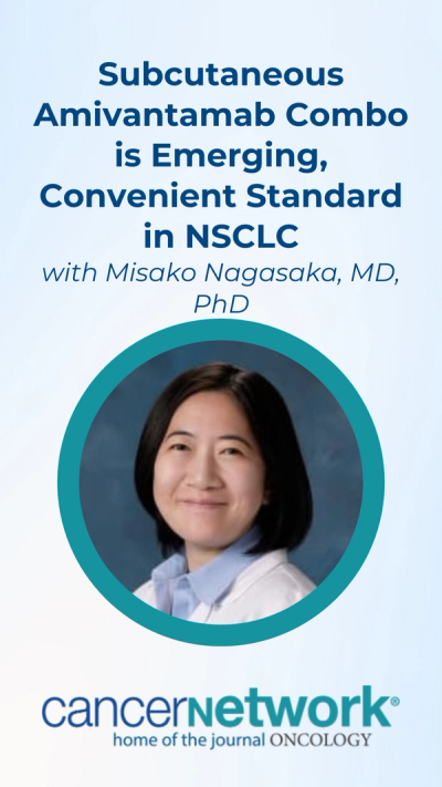 In a conversation with CancerNetwork®, Misako Nagasaka, MD, PhD, spoke about what findings from the phase 2 PALOMA-2 trial (NCT05498428), which evaluated subcutaneous amivantamab (Rybrevant Faspro) plus lazertinib (Lazcluze), means for the treatment of patients with EGFR-mutated non–small cell lung cancer (NSCLC).