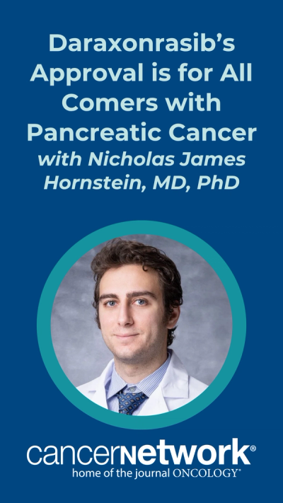 According to Nicholas Hornstein, MD, PhD, daraxonrasib is now an option for patients who are simply not “up” for systemic chemotherapy.