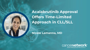 Acalabrutinib/venetoclax may offer less toxicity compared with other therapies in chronic lymphocytic leukemia, said Nicole Lamanna, MD.