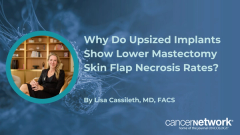 Why Do Upsized Implants Show Lower Mastectomy Skin Flap Necrosis Rates?