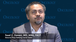 Saad Z. Usmani, MD, MBA, FACP, Explores Data Investigating Induction and Maintenances Approaches in High-Risk, Newly Diagnosed Myeloma 