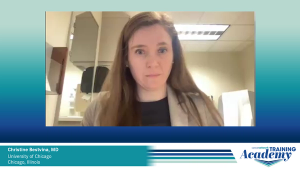 Christine Bestvina, MD, an expert on lung cancer