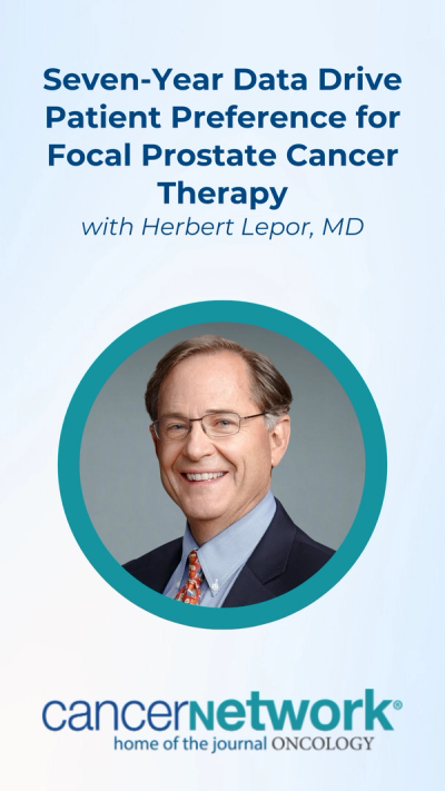 When presented with validated long-term outcome data, most men with intermediate-risk prostate cancer favor a focal approach over radical intervention, according to Herbert Lepor, MD.