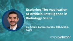 Artificial intelligence may be used in CT scans to help detect early-stage disease in at-risk patients undergoing screening for cancer.
