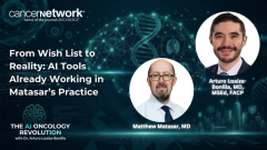 Matthew Matasar, MD, outlined his wish list for AI in oncology, and detailed AI-bolstered tools already active across his 14-hospital health system.