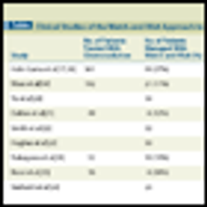 A Watch-and-Wait Approach to the Management of Rectal Cancer
