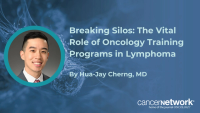 Hua-Jay Cherng, MD, described the “threefold” benefits of taking part in training programs among junior investigators in lymphoma.