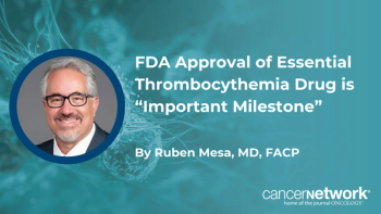 The FDA approval of ropeginterferon alfa-2b may lead to longer and better outcomes in essential thrombocythemia, according to Ruben Mesa, MD, FACP.