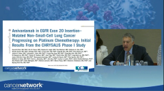 EP. 7 Amivantamab in EGFR Exon 20 Insertion Mutated NSCLC Progression on Platinum Chemotherapy: Initial Results From the CHRYSALIS Phase 1 Study