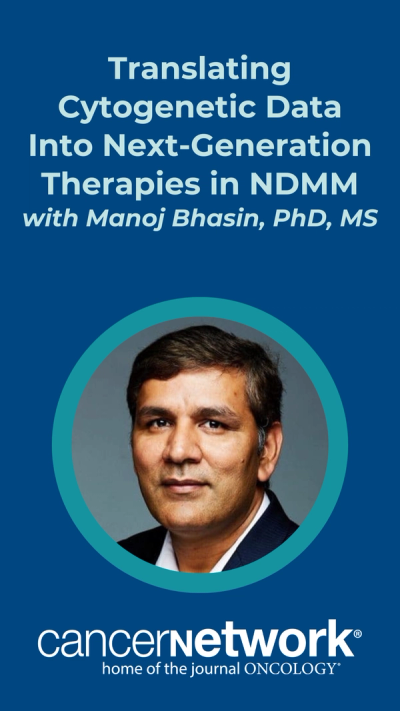 As part of a conversation with a CancerNetwork®, Manoj Bhasin, PhD, MS, discussed the next steps for refining the development of next-generation therapies for patients with newly diagnosed multiple myeloma (NDMM) following novel translational findings that he and colleagues published in Nature Cancer.