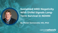 Sustained MRD Negativity With DVRd Signals Long-Term Survival in NDMM