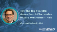 Jan Kitajewski, PhD, discussed how pooled expertise, pilot funding, and investigator support help move bench discoveries toward multicenter trials.