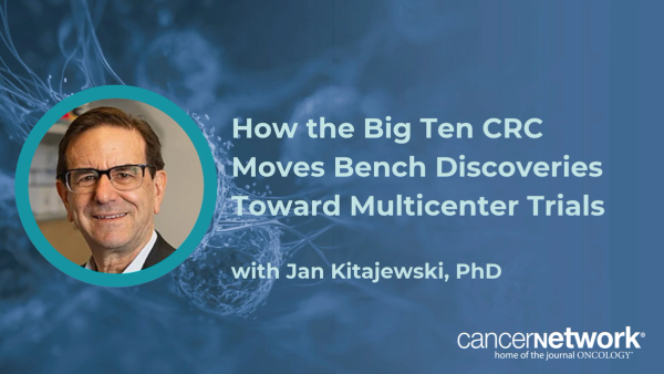 Jan Kitajewski, PhD, discussed how pooled expertise, pilot funding, and investigator support help move bench discoveries toward multicenter trials.