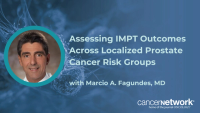 Marcio A. Fagundes, MD, discussed disease control by risk group among 404 patients with prostate cancer treated with intensity-modulated proton therapy.